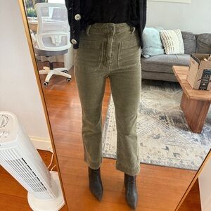 Olive Green Corduroy Pants - Show Me Your Mumu